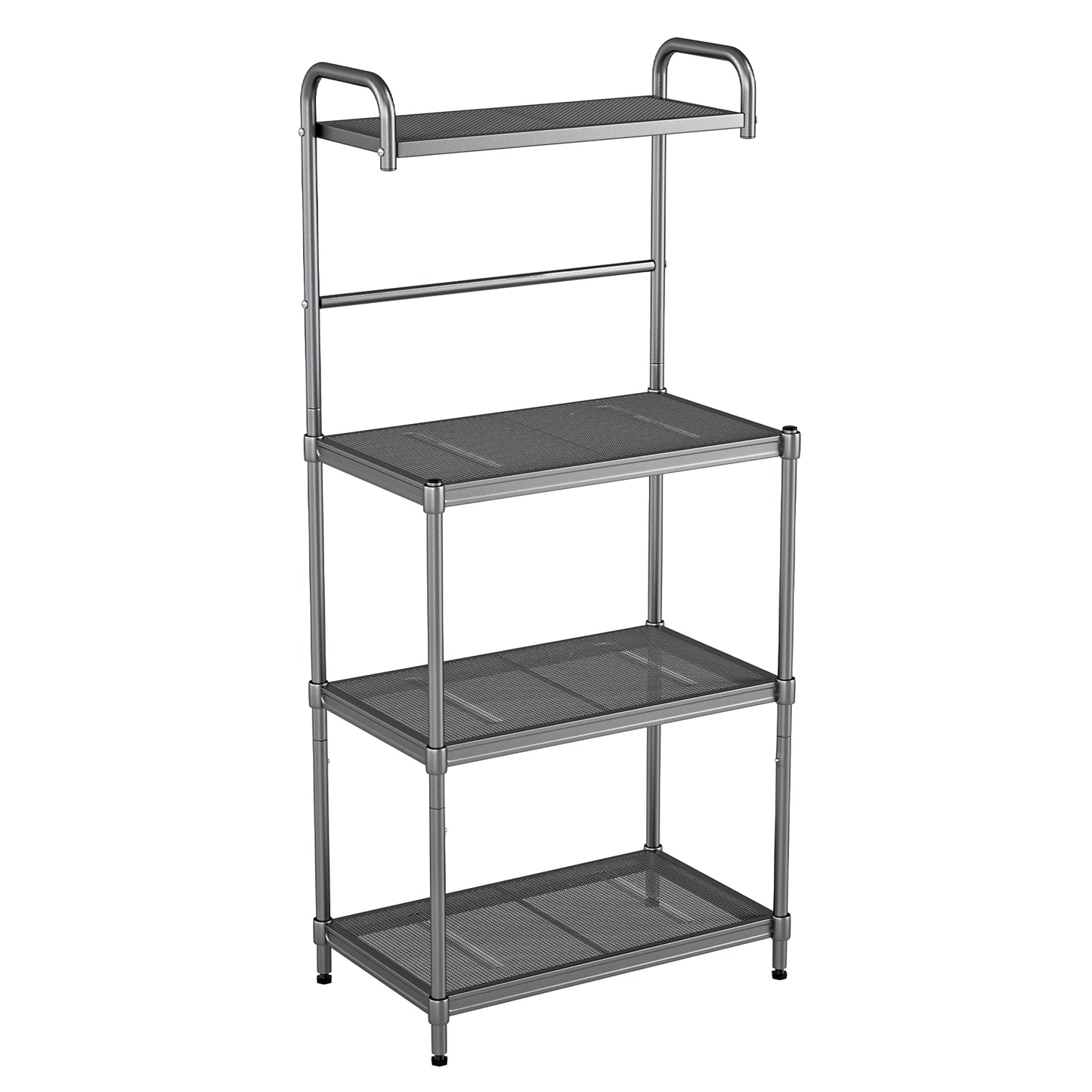 4-Tier Baker’s Rack Stand Shelves Kitchen Storage Rack Organizer, Gray Baker's Racks at Gallery Canada