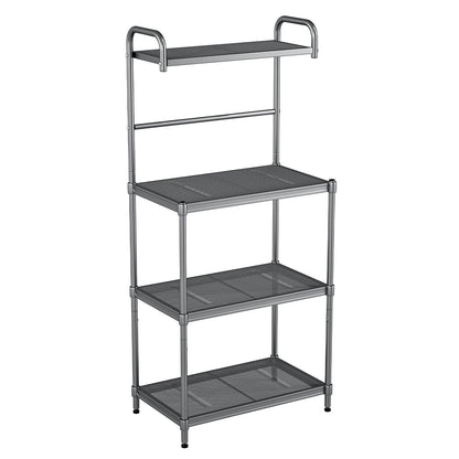 4-Tier Baker’s Rack Stand Shelves Kitchen Storage Rack Organizer, Gray Baker's Racks at Gallery Canada