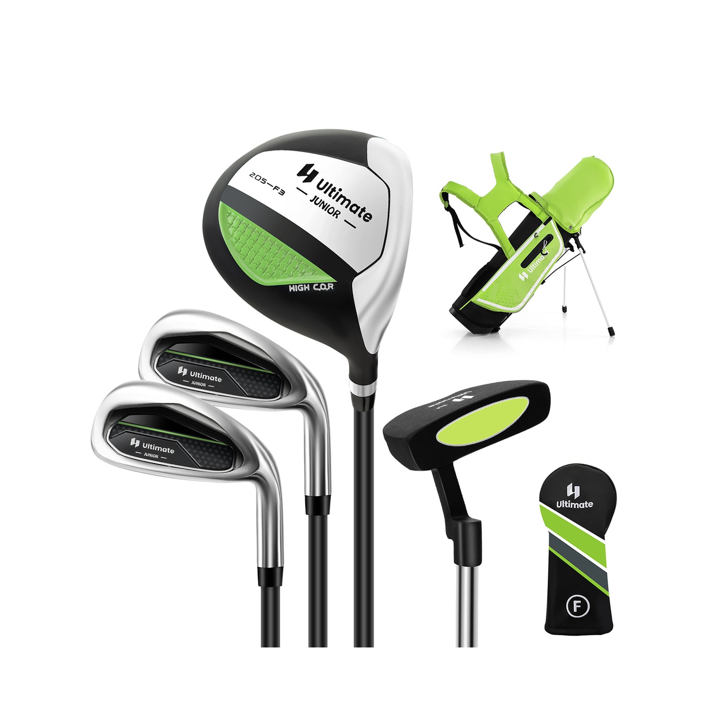Junior Complete Golf Club Set, Right Hand, Kids, Green Golf at Gallery Canada
