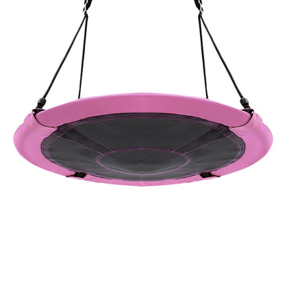 40 Inch Flying Saucer Tree Swing Indoor Outdoor Play Set, Pink Swing & Playsets at Gallery Canada