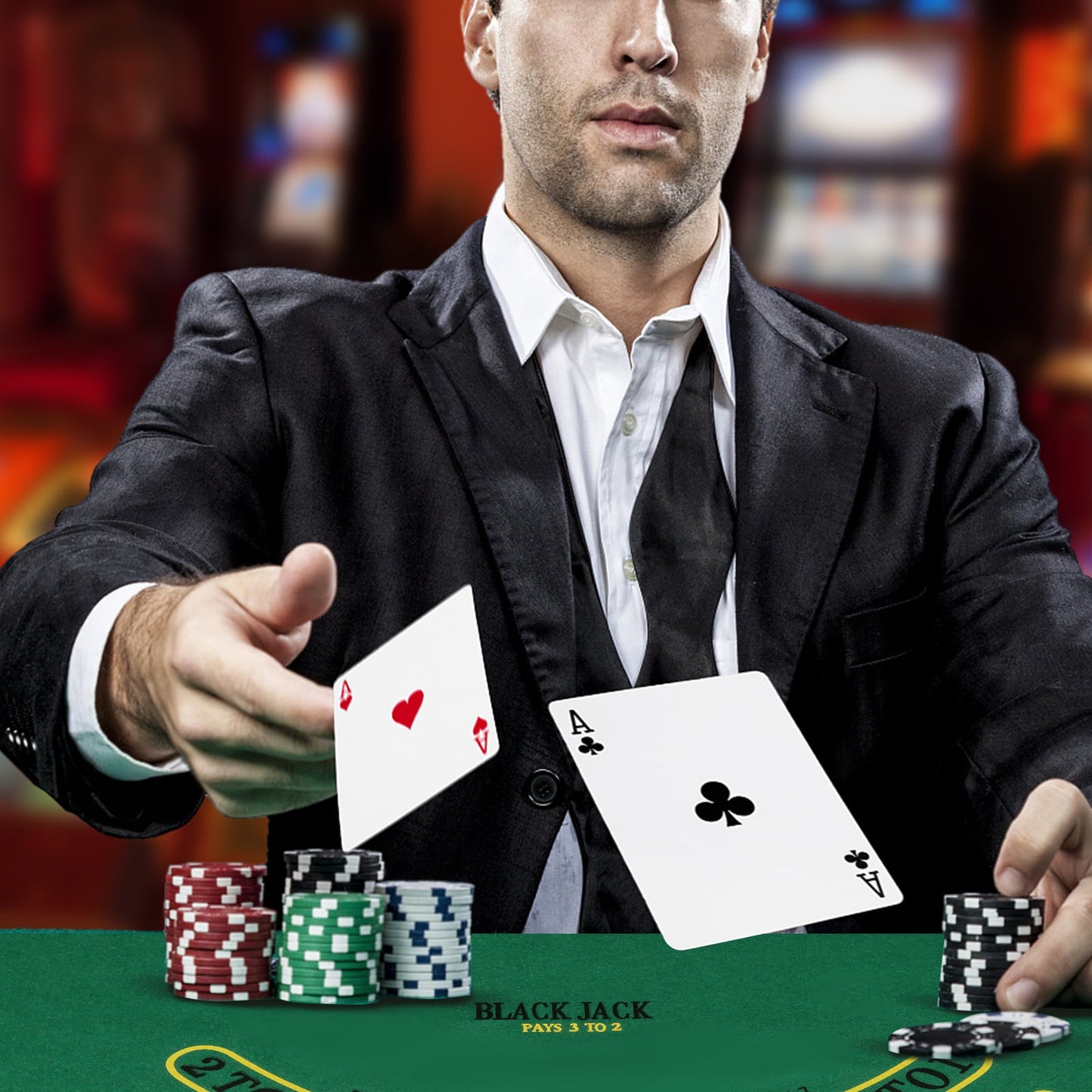 300 Poker Chips, 14 Gram, Casino Chip Set, Black Game Room at Gallery Canada