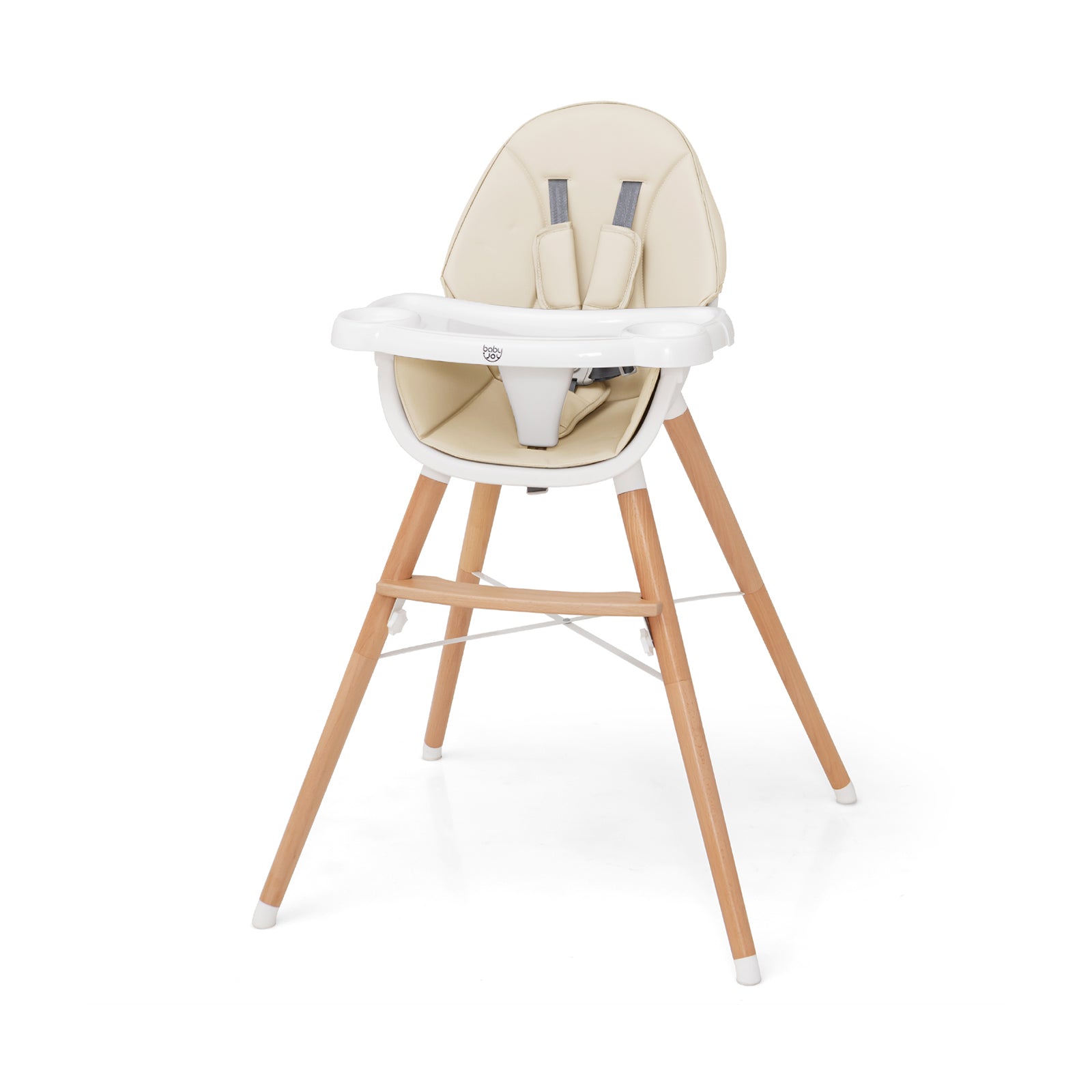 Baby High Chair, Dishwasher Safe Tray, Beige High Chairs at Gallery Canada