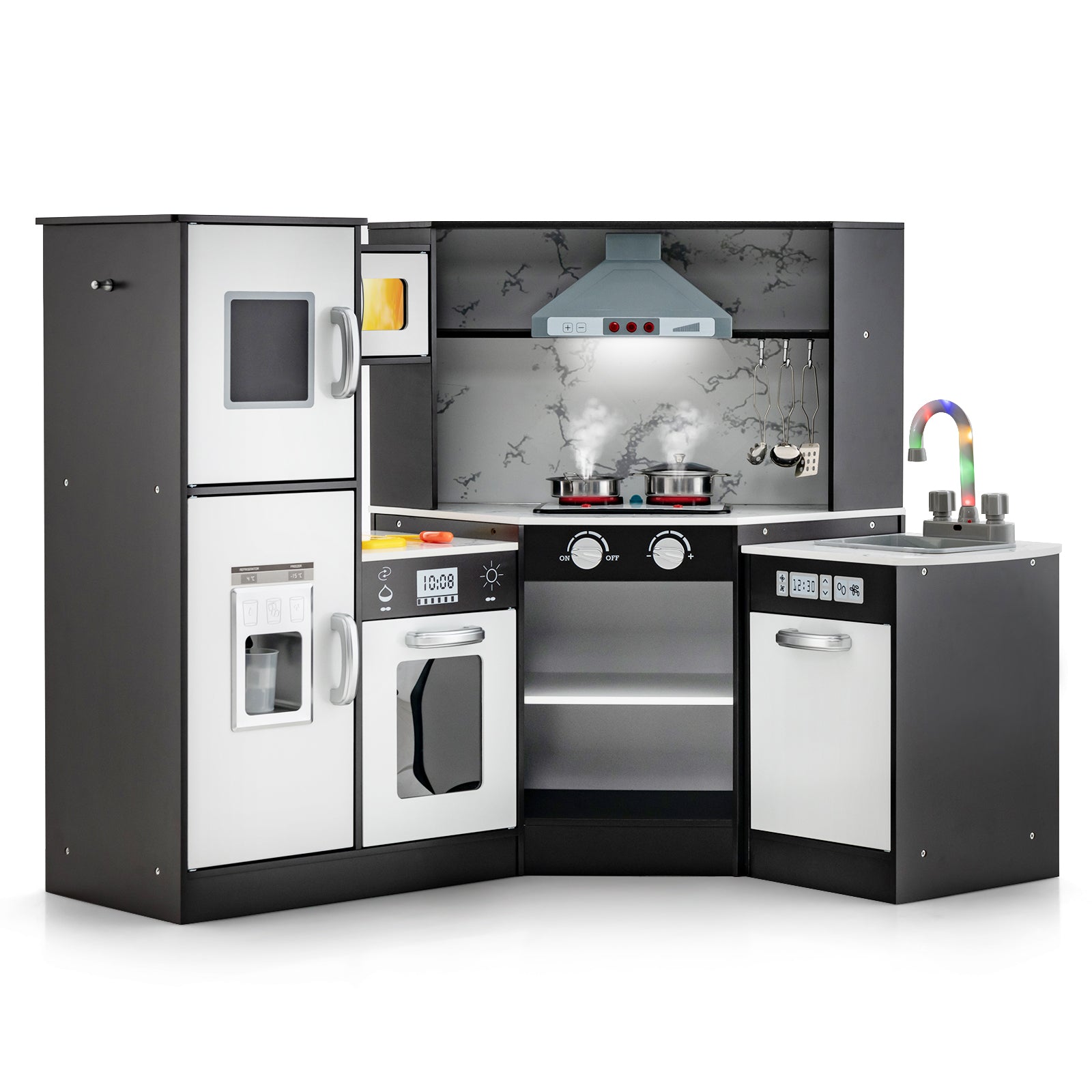 Kids Corner Pretend Kitchen Playset, Washing Basin, Coffee Play Kitchen Sets Coffee at Gallery Canada