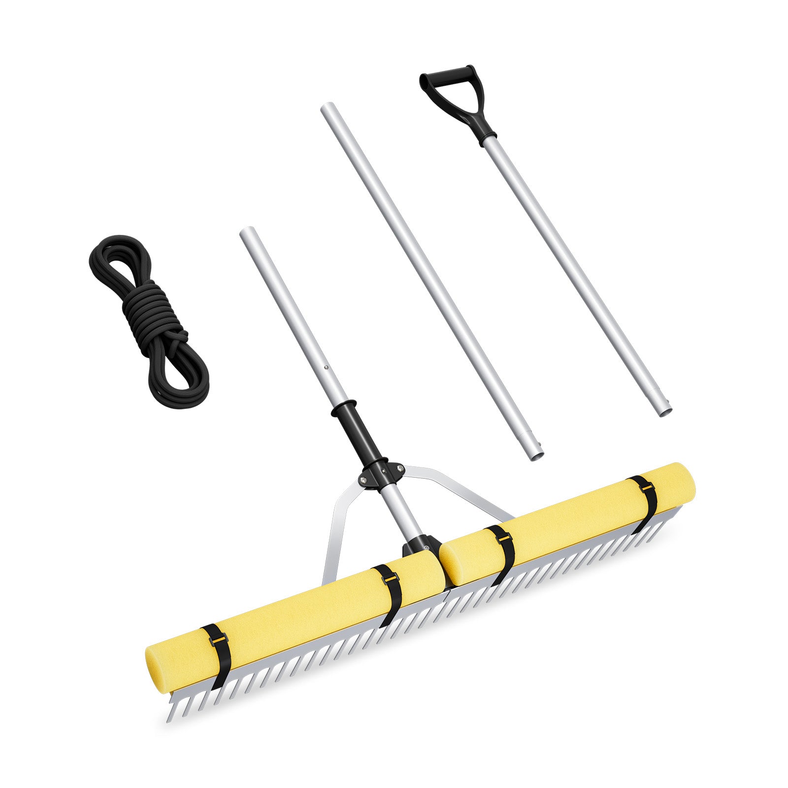 36” Floating Weed Lake Rake, Aquatic Pond Cutter With Foam Floats Lawn Care Tools at Gallery Canada