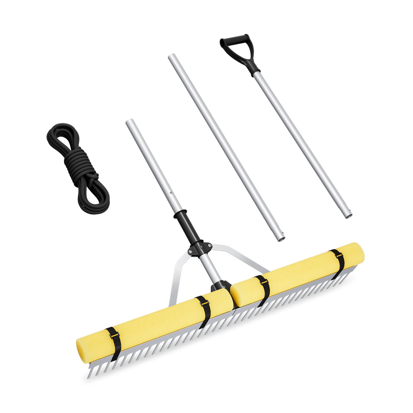 36” Floating Weed Lake Rake, Aquatic Pond Cutter With Foam Floats Lawn Care Tools at Gallery Canada