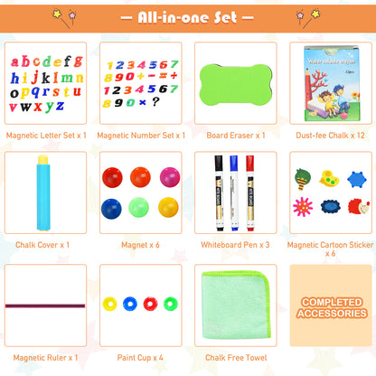 Kids Art Easel with Paper Roll Double-Sided Regulable Drawing Easel Plank, Natural Art Easels at Gallery Canada