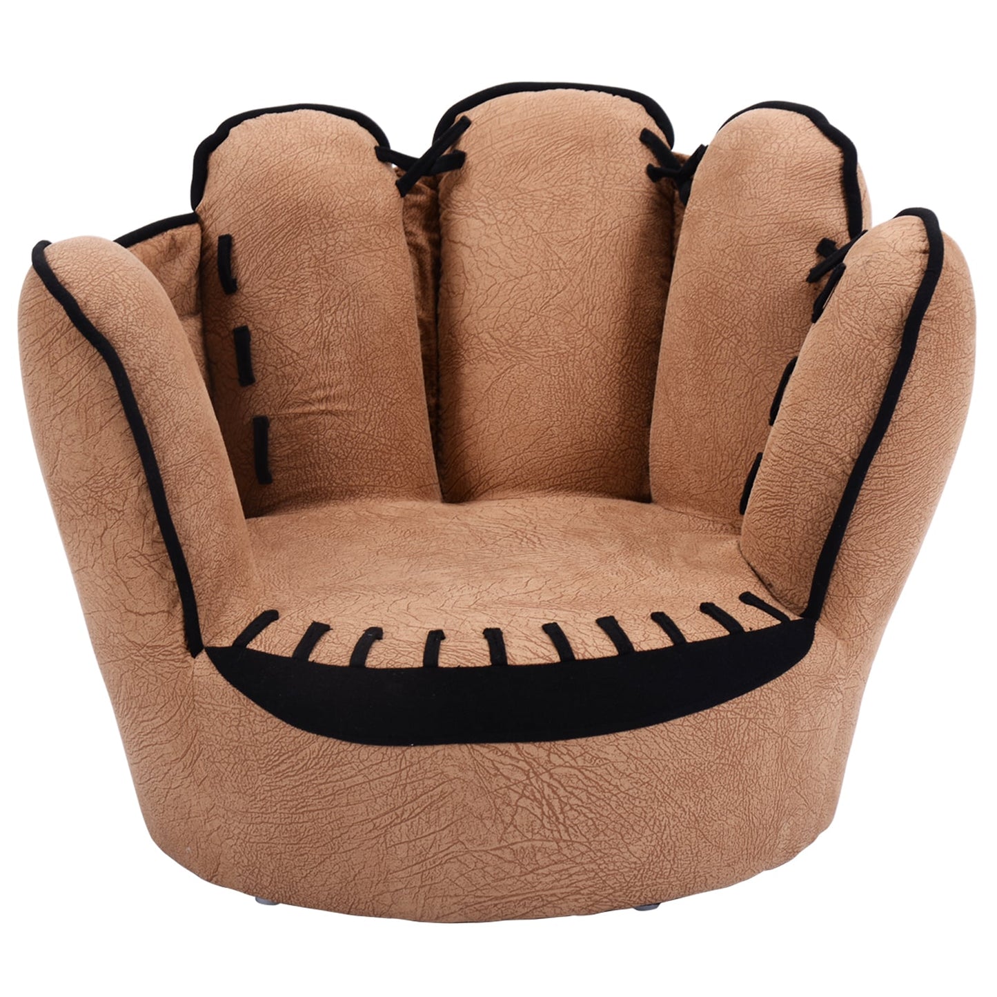 Five Finger Baseball Glove Shaped Kids Sofa, Brown Kids Chairs & Seating at Gallery Canada