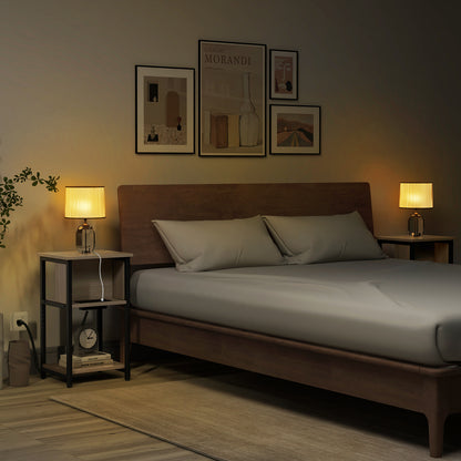 3-Tier End Table with USB Ports & Power Outlets-1 Piece End & Side Tables at Gallery Canada