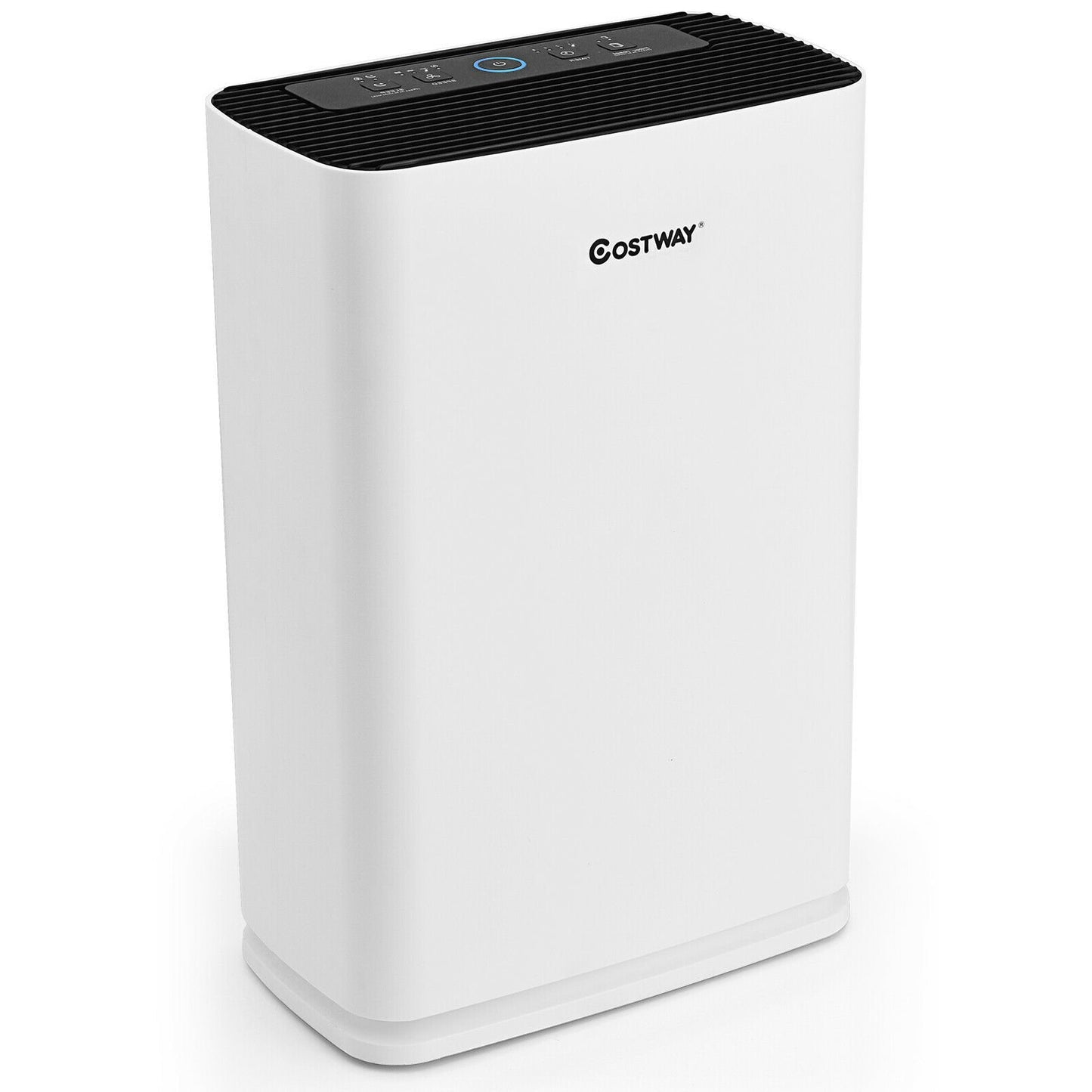800 Sq. Ft Air Purifier True HEPA Filter Carbon Filter Air Cleaner Home Office, White at Gallery Canada