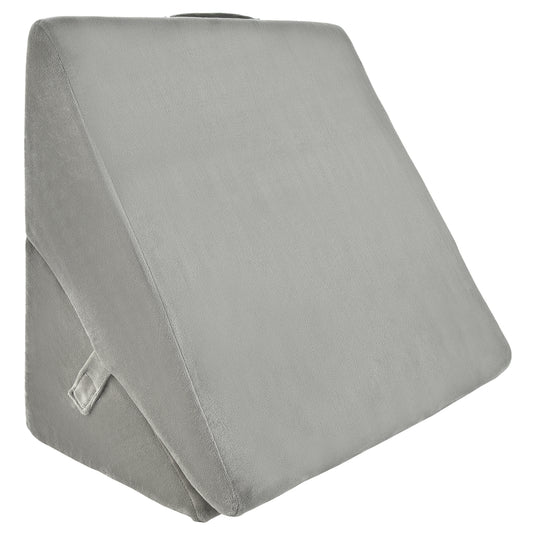 Adjustable Memory Foam Reading Pillow, Gray Bedding Gray at Gallery Canada