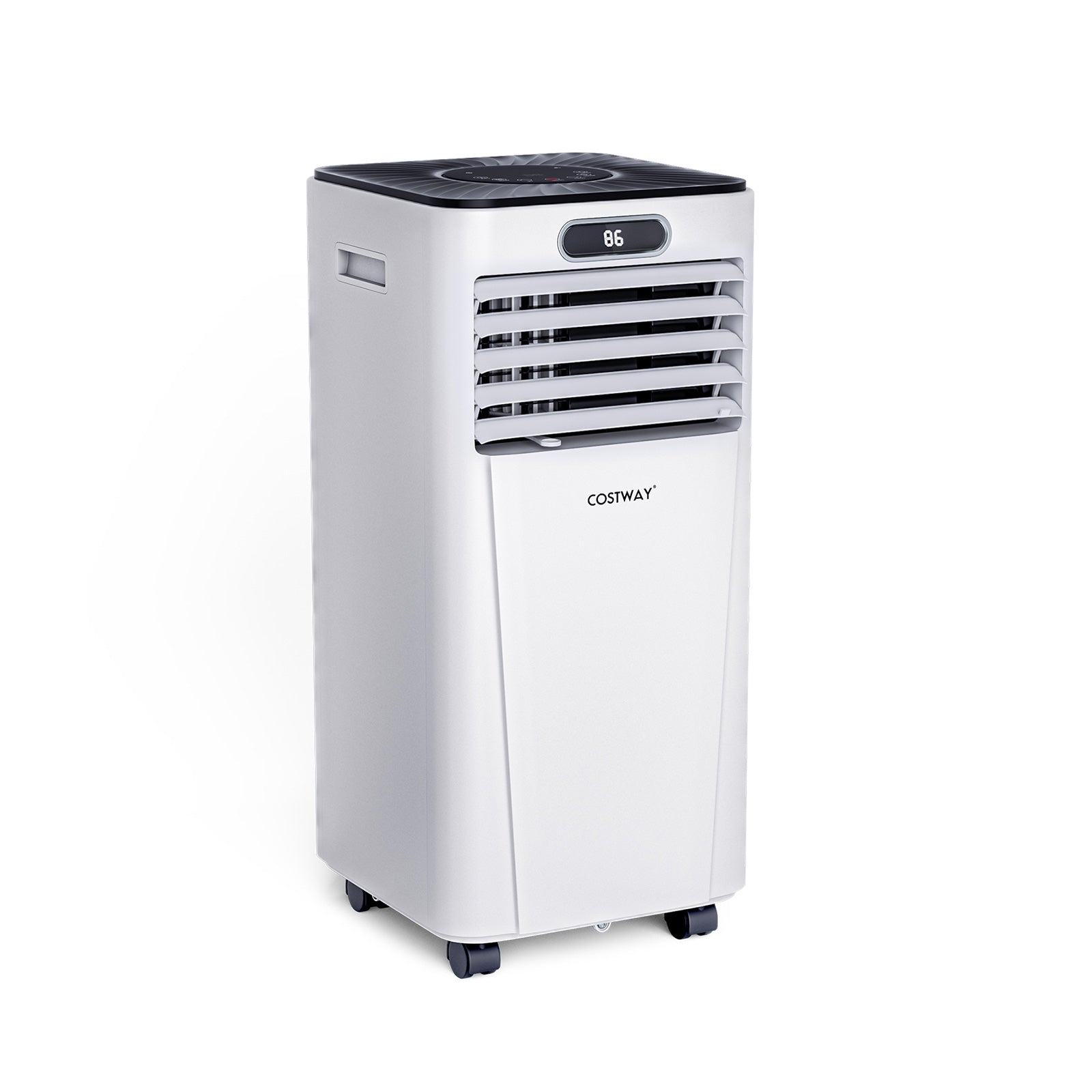 10000 BTU 4-in-1 Portable Air Conditioner with Dehumidifier and Fan Mode, White Air Conditioners White at Gallery Canada