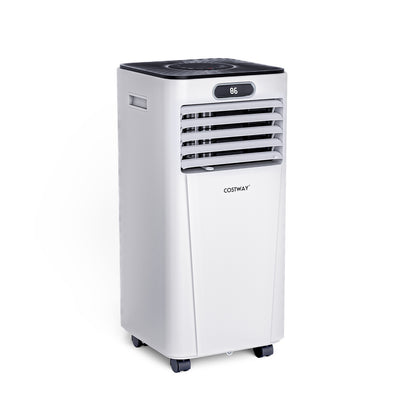 Climatiseur portatif 4 en 1 de 10 000 BTU avec déshumidificateur et mode ventilateur, blanc