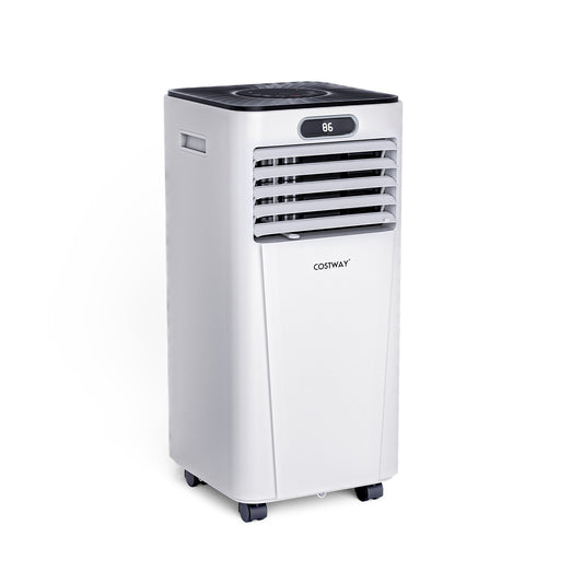 10000 BTU 4-in-1 Portable Air Conditioner with Dehumidifier and Fan Mode, White - Gallery Canada