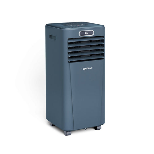 10000 BTU Portable Air Conditioner with Remote Control, Dark Blue