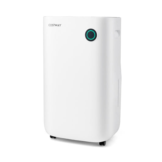 4500 Sq. Ft Dehumidifier with 5 Modes and 3-Color Indicator Light, White - Gallery Canada