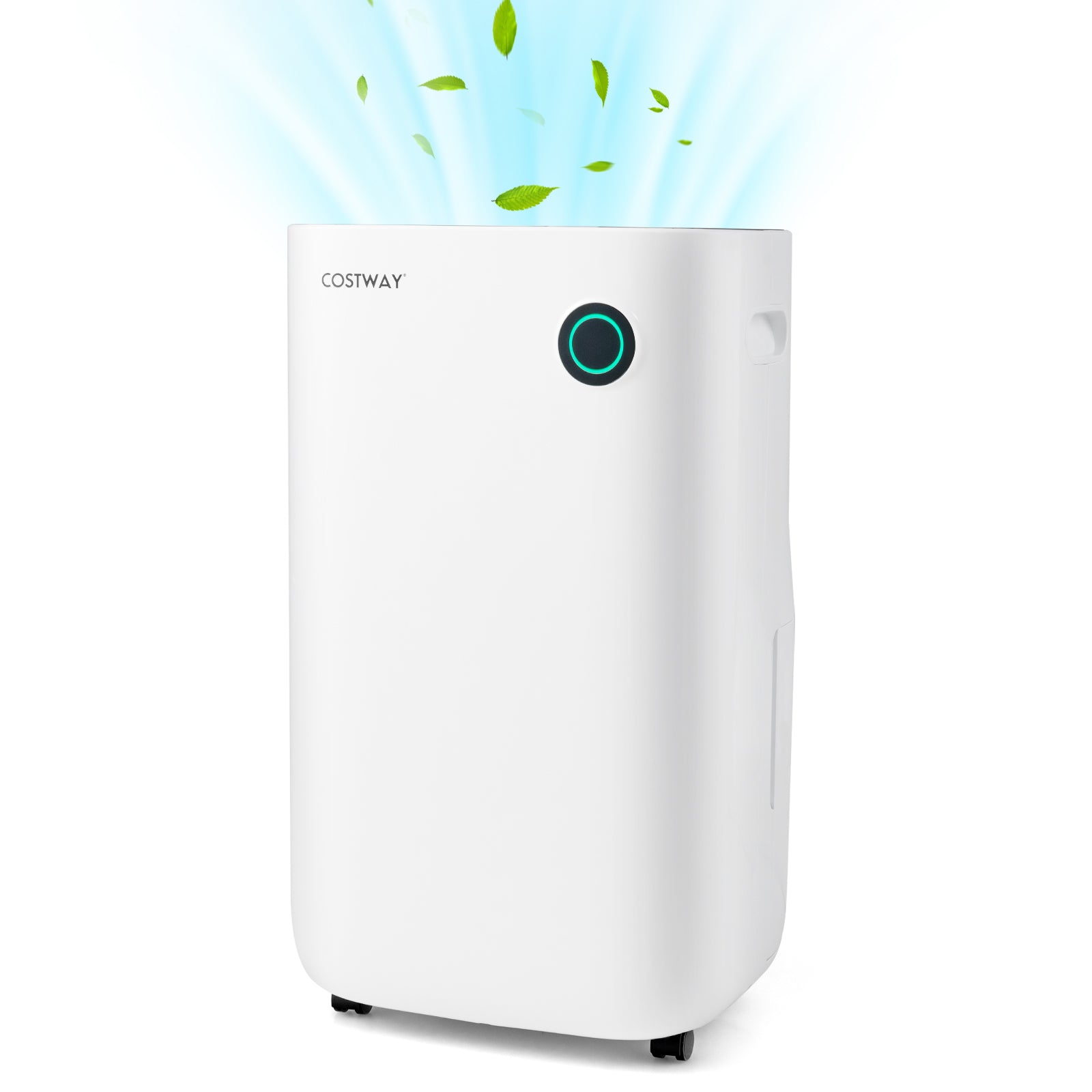 4500 Sq. Ft Dehumidifier, 5 Modes, 3-Color Light, White Dehumidifiers at Gallery Canada