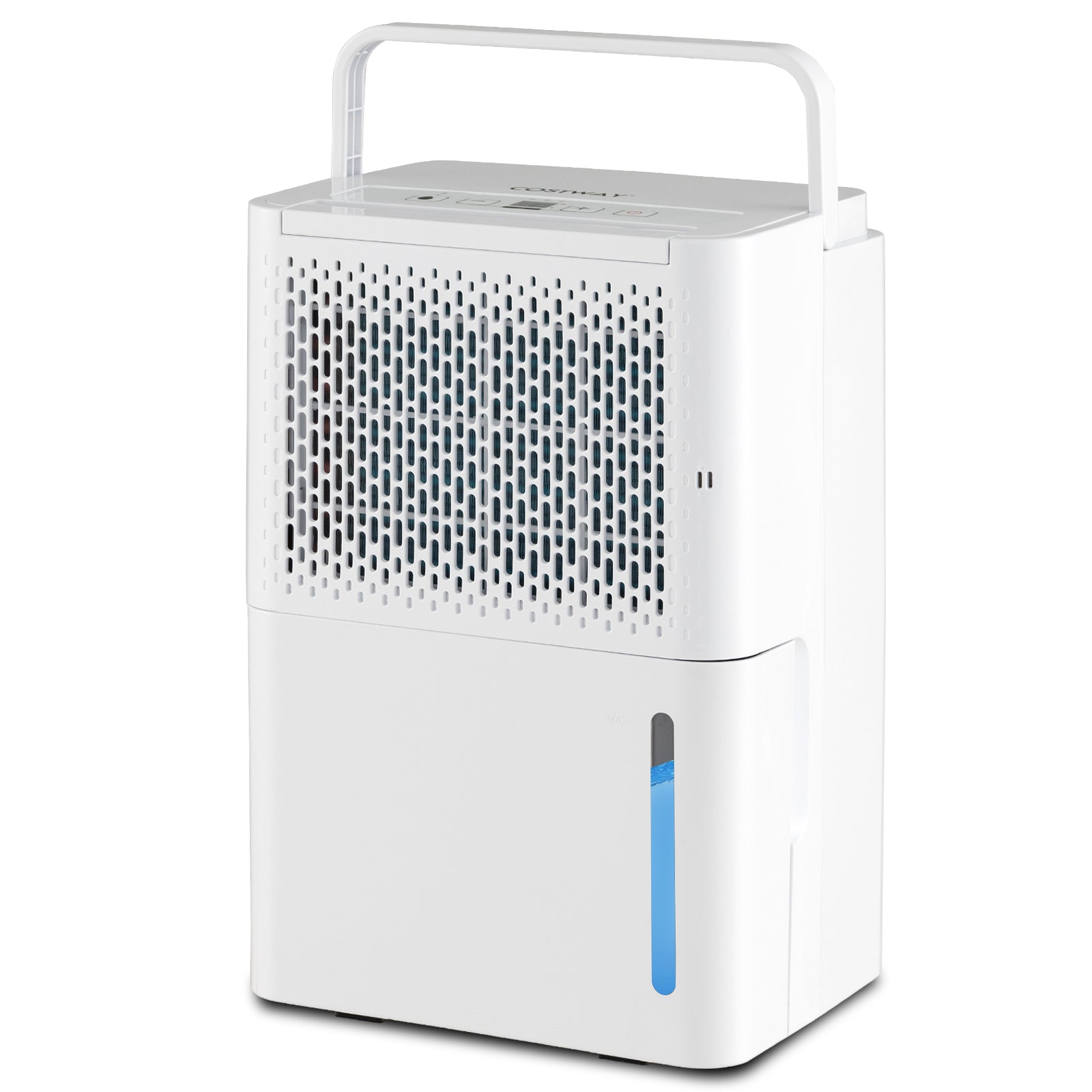 2000 Sq. Ft 32 Pint Dehumidifier with Continuous/Drying/Auto Mode, White Dehumidifiers White at Gallery Canada