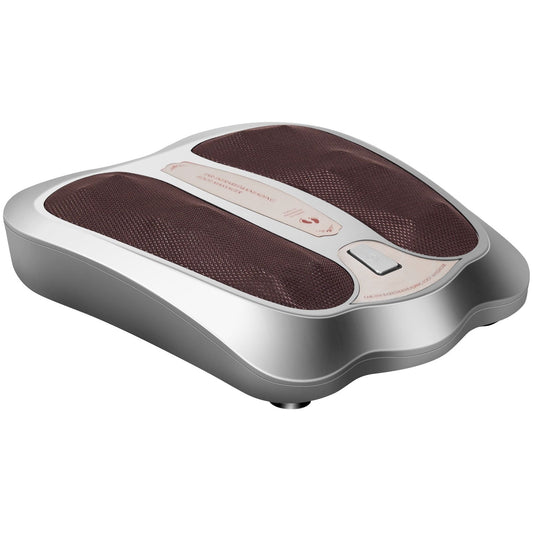 Shiatsu Heated Electric Kneading Foot and Back Massager, Silver at Gallery Canada