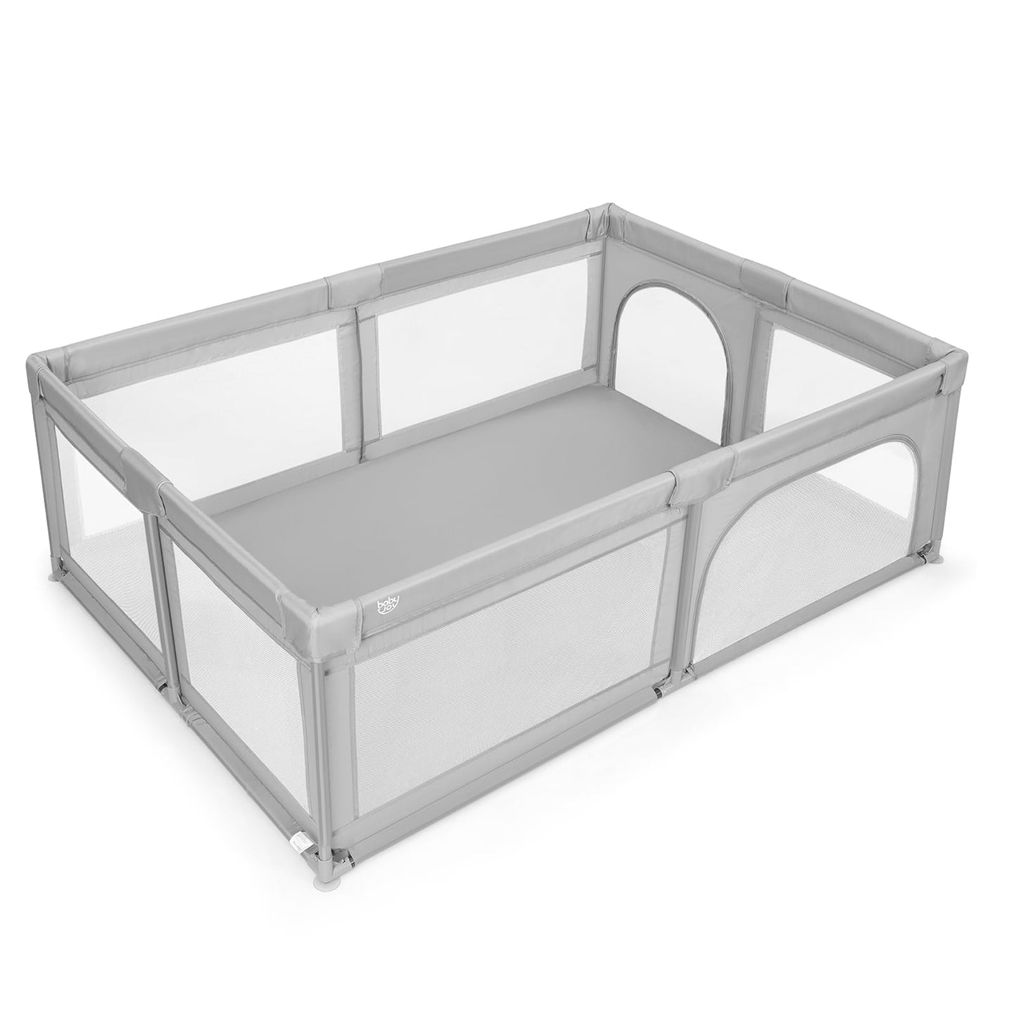 Extra Large Safety Baby Fence, 50 Ocean Balls, Gray Baby Playpen & Playards at Gallery Canada