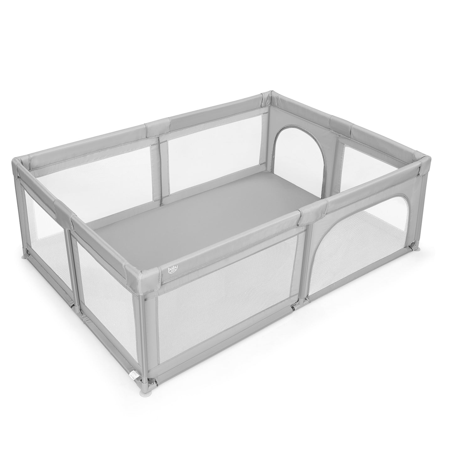 Extra Large Safety Baby Fence, 50 Ocean Balls, Gray Baby Playpen & Playards at Gallery Canada