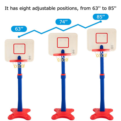 Kids Adjustable Height Basketball Hoop Stand, Multicolor Toy Sports at Gallery Canada