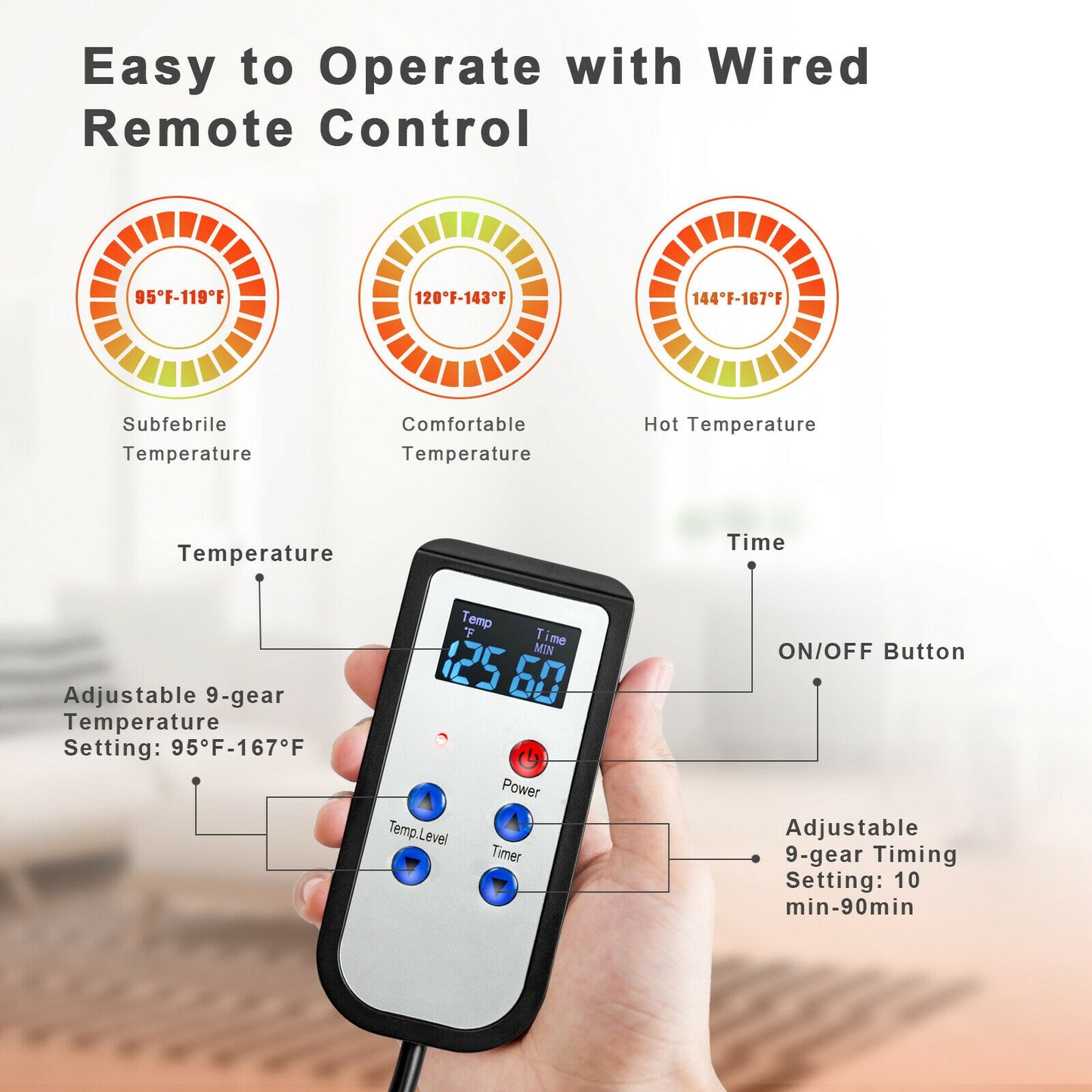Portable Personal Far Infrared Sauna with Heating Foot Pad and Chair, Black Spa & Salon at Gallery Canada