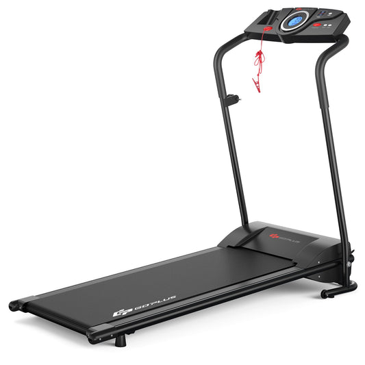 1 HP Electric Mobile Power Foldable Treadmill with Operation Display - Gallery Canada
