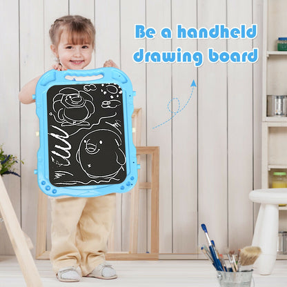 Height Adjustable Kids Art Easel Magnetic Double Sided Board, Blue Art Easels at Gallery Canada