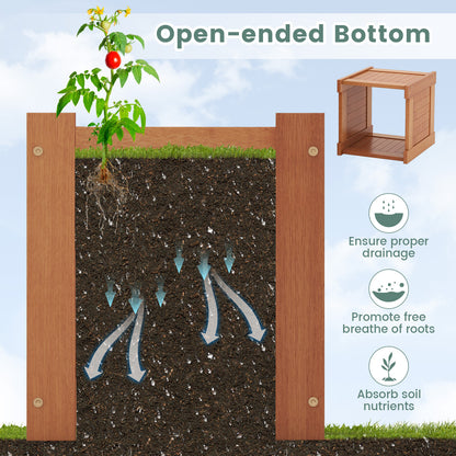 Wood Planter Box with Bench for Garden Yard Balcony, Natural Potting Benches & Tables at Gallery Canada