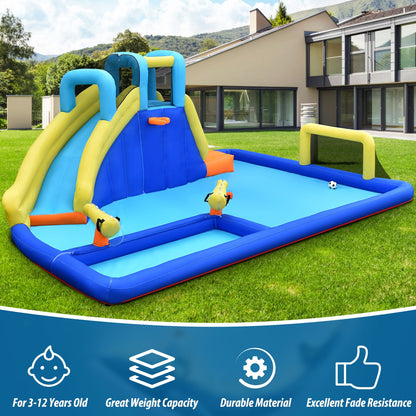 6-in-1 Inflatable Water Slide Jumping House without Blower Bounce House at Gallery Canada