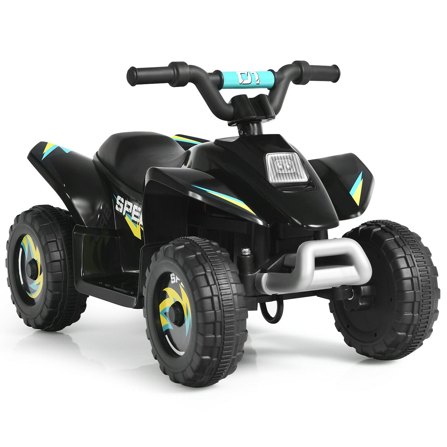 6V Kids Electric ATV, 4 Wheels Ride-On Toy, Black Powered Ride On Toys at Gallery Canada