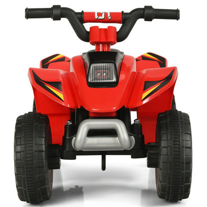 6V Kids Electric ATV 4 Wheels Ride-On Toy , Red Powered Ride On Toys at Gallery Canada