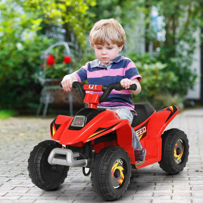 6V Kids Electric ATV 4 Wheels Ride-On Toy , Red Powered Ride On Toys at Gallery Canada