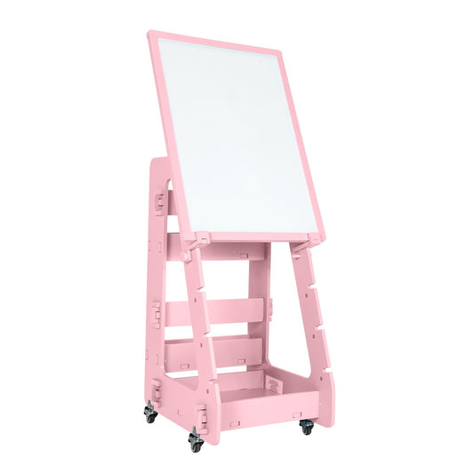 Multifunctional Kids' Standing Art Easel with Dry-Erase Board, Pink at Gallery Canada