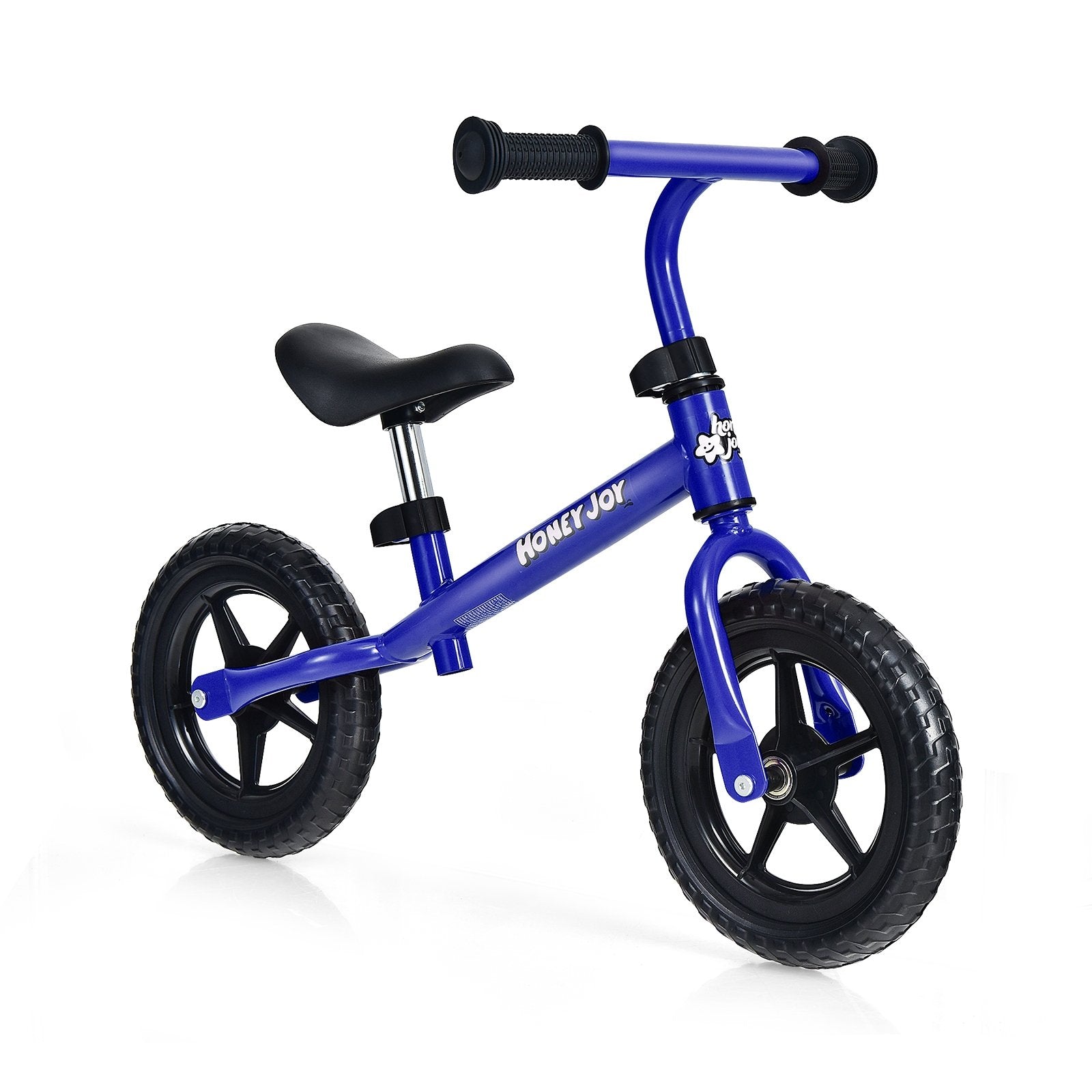 Kids No Pedal Balance Bike with Adjustable Handlebar and Seat, Blue - Gallery Canada