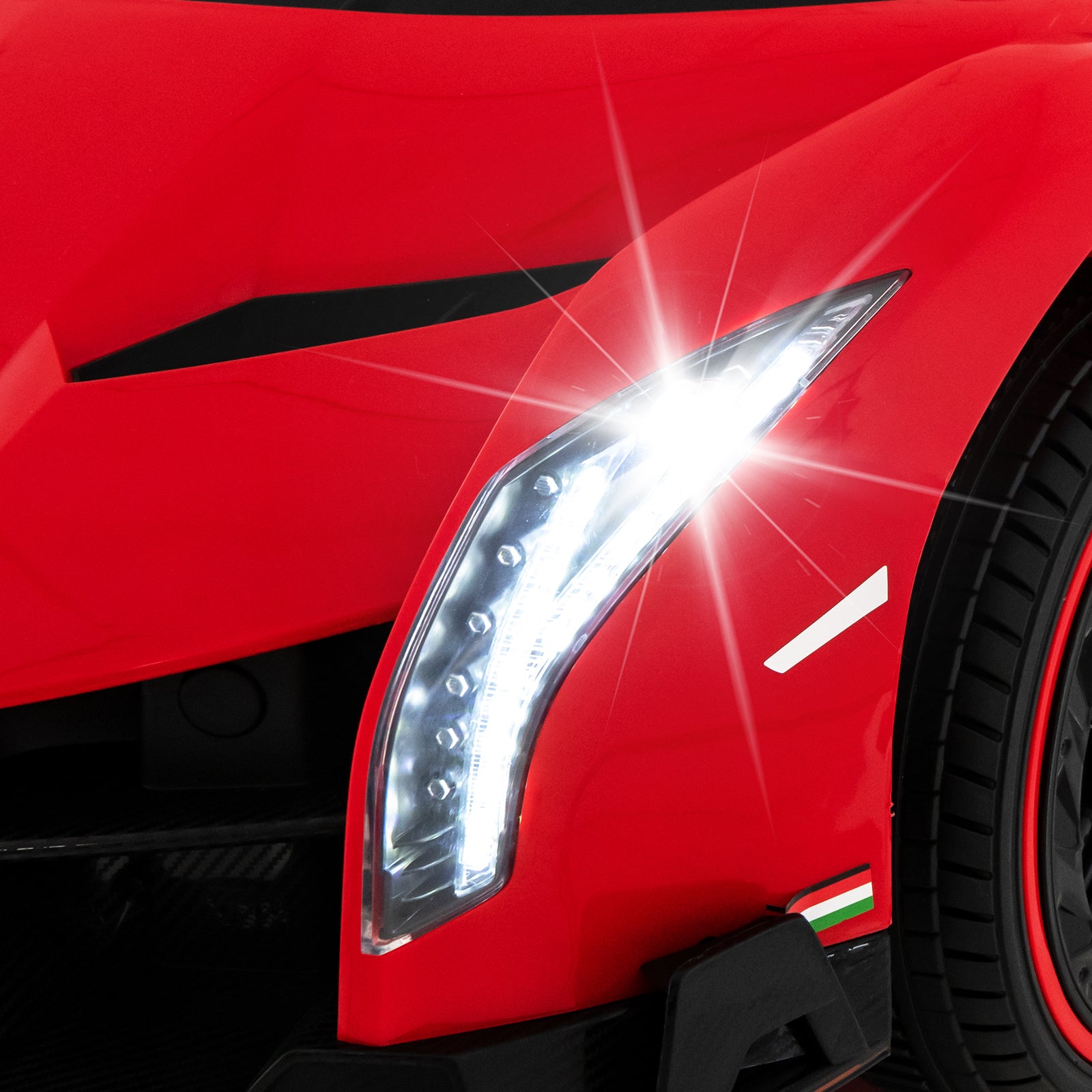 12V Licensed Lamborghini 4WD Kids Ride-on Sports Car with 2.4G Remote, Red Powered Ride On Toys at Gallery Canada