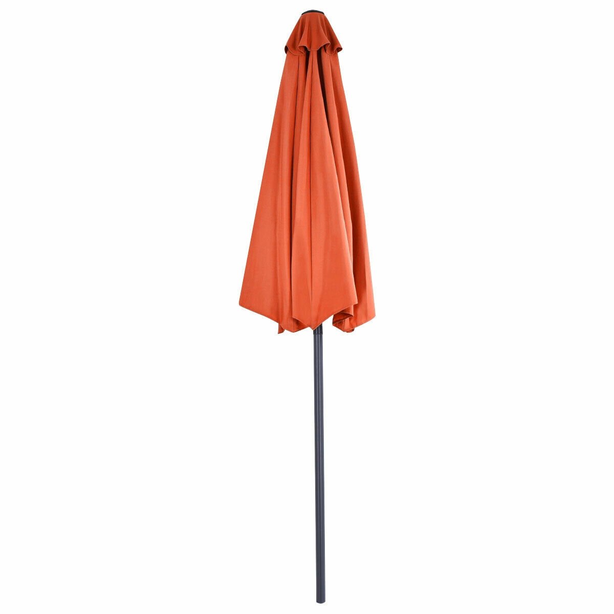 9Ft Patio Bistro Half Round Umbrella , Orange