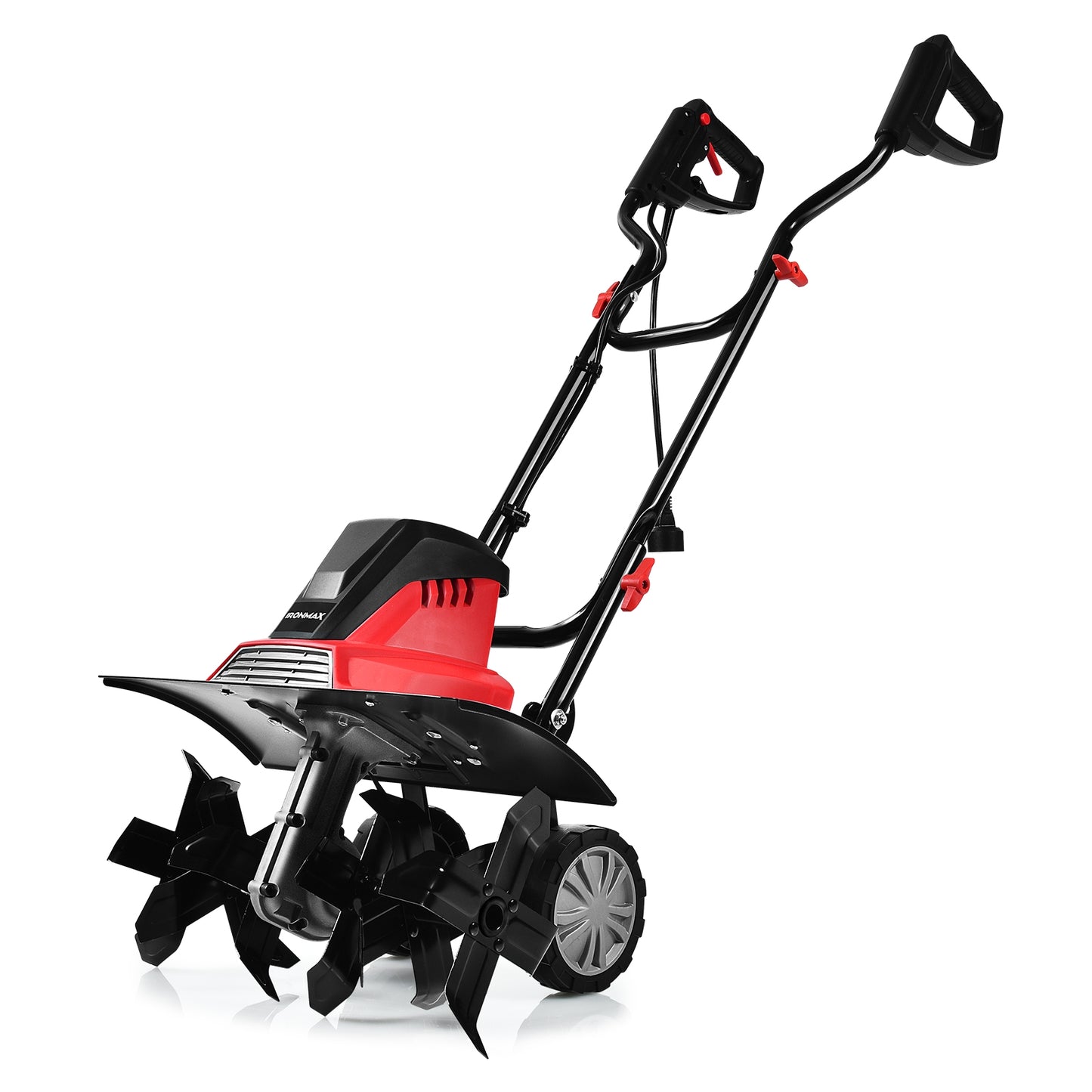 17-Inch 13.5 Amp Corded Electric Tiller and Cultivator 9-Inch Tilling Depth, Black & Red Garden Tools at Gallery Canada