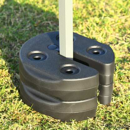 Set Of 6 Canopy Weights, 30lbs Weight Plate Kit, Black Outdoor Umbrella Bases at Gallery Canada
