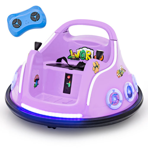 12V Electric Ride On Car With Remote, Purple