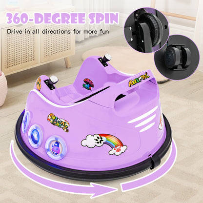 12V Electric Ride On Car With Remote, Purple