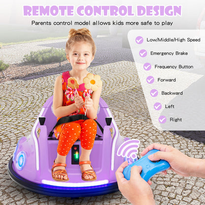 12V Electric Ride On Car With Remote, Purple