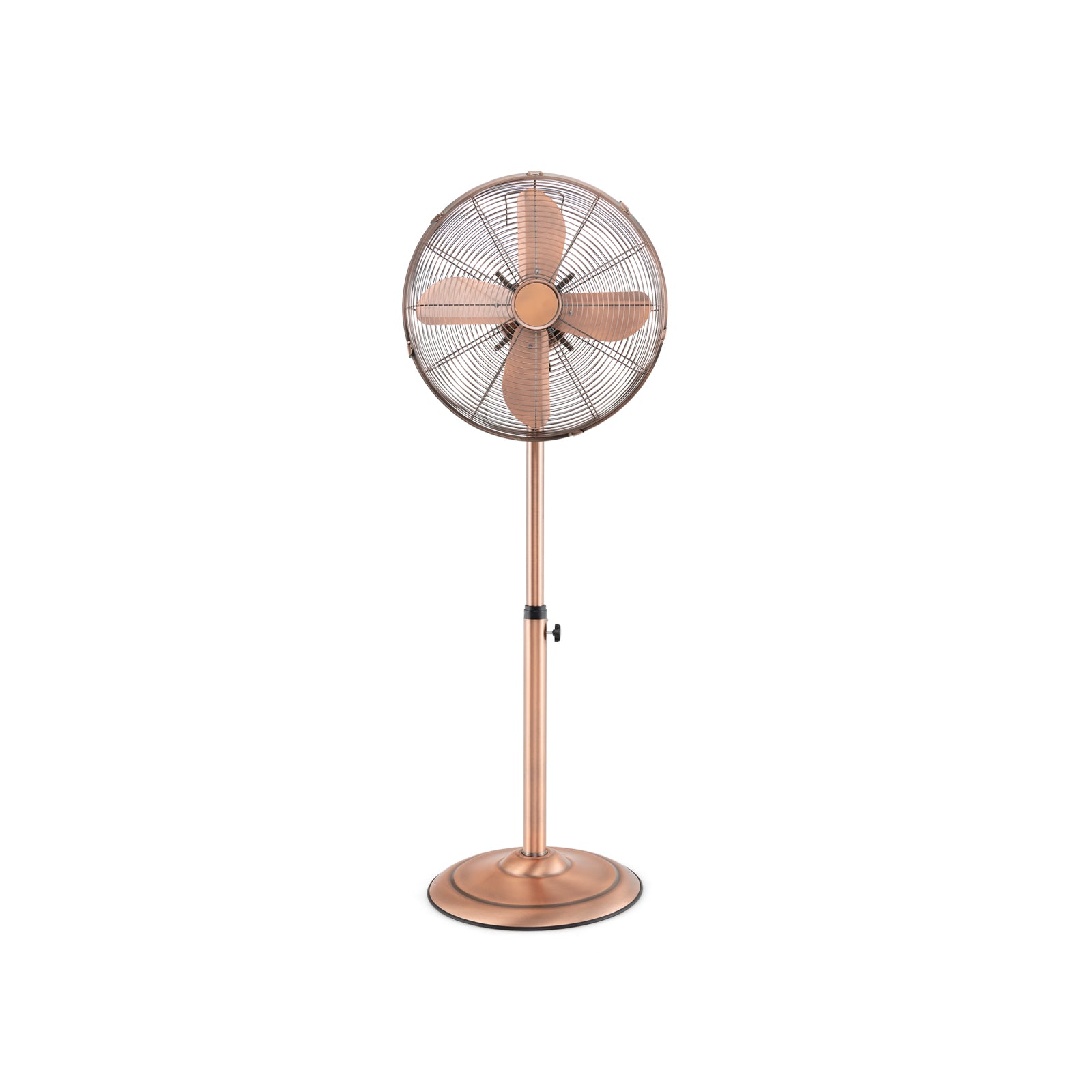 16 Inch Pedestal Standing Fan, 3 Speeds, Adjustable Height, Copper Fans Copper at Gallery Canada