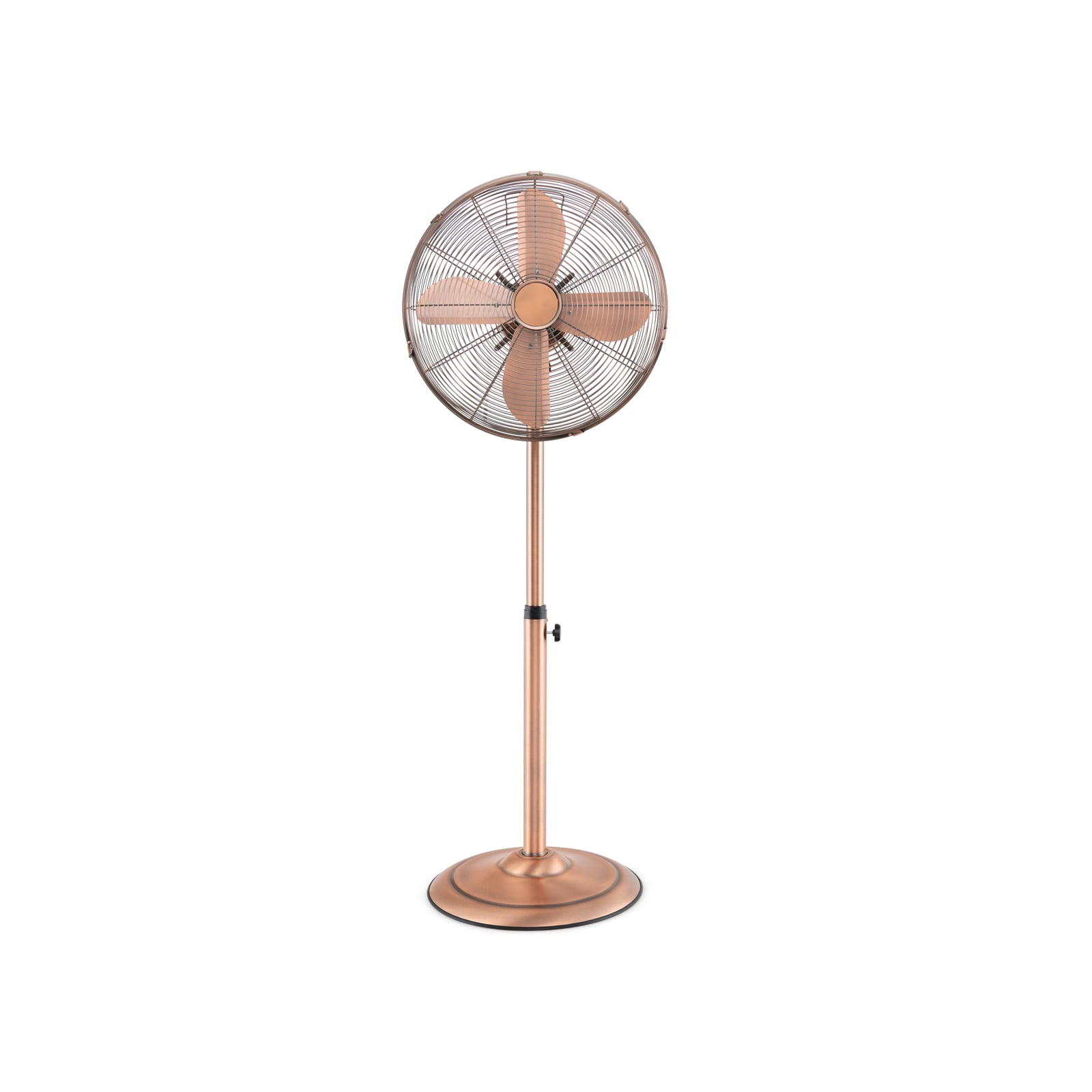 16 Inch Pedestal Standing Fan, 3 Speeds, Adjustable Height, Copper Fans at Gallery Canada