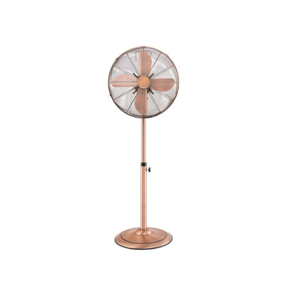 16 Inch Pedestal Standing Fan, 3 Speeds, Adjustable Height, Copper Fans at Gallery Canada
