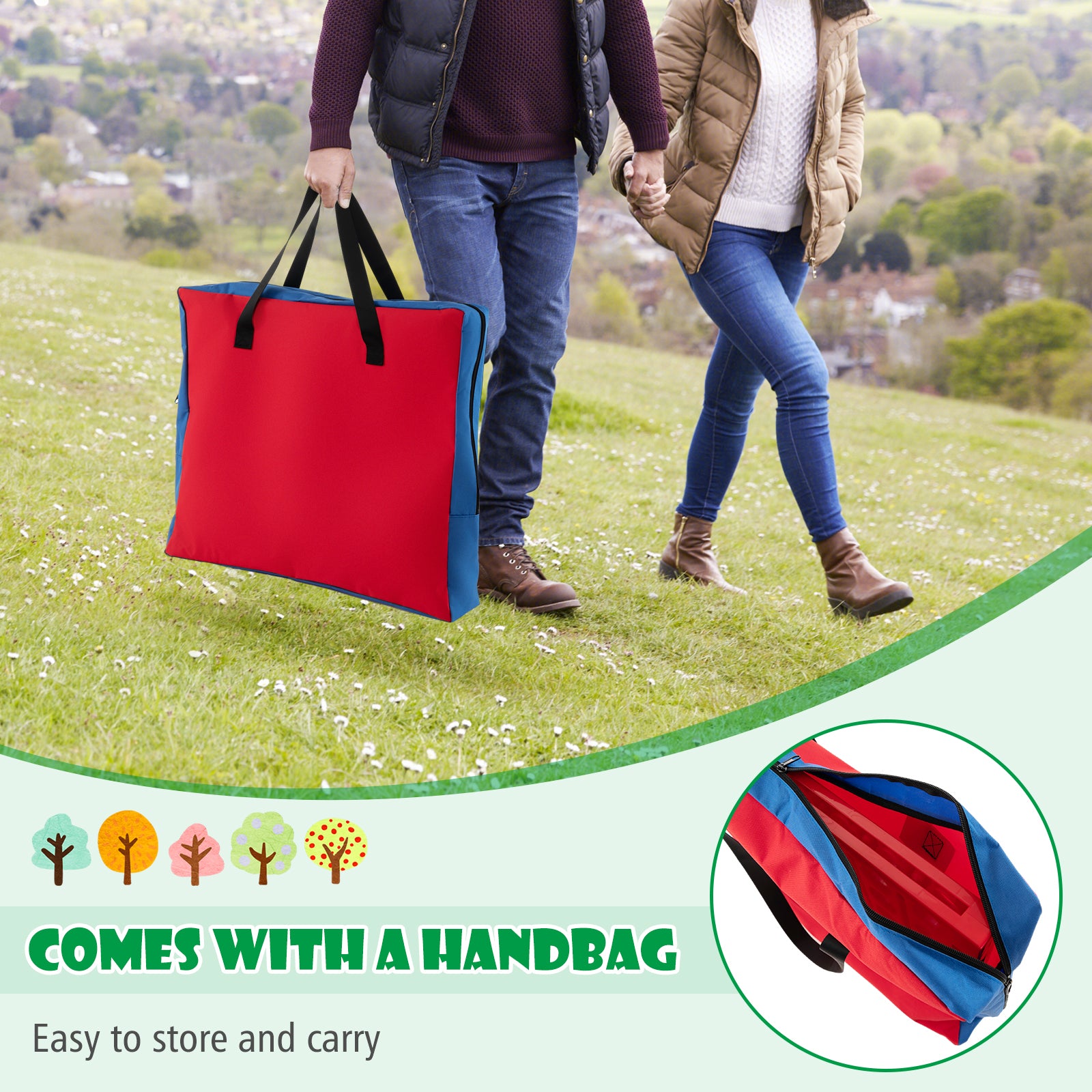 Jumbo 4-to-Score Connect Game Set with Carrying Bag and 42 Coins, Green Lawn Games at Gallery Canada