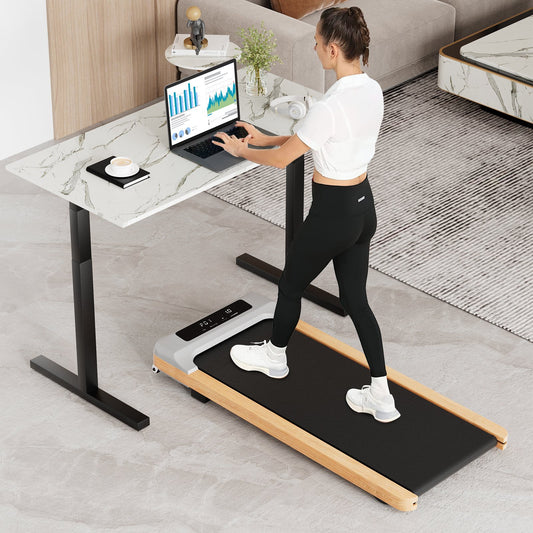 Under Desk Treadmill with Remote Control and LED Display for Home Office - Gallery Canada