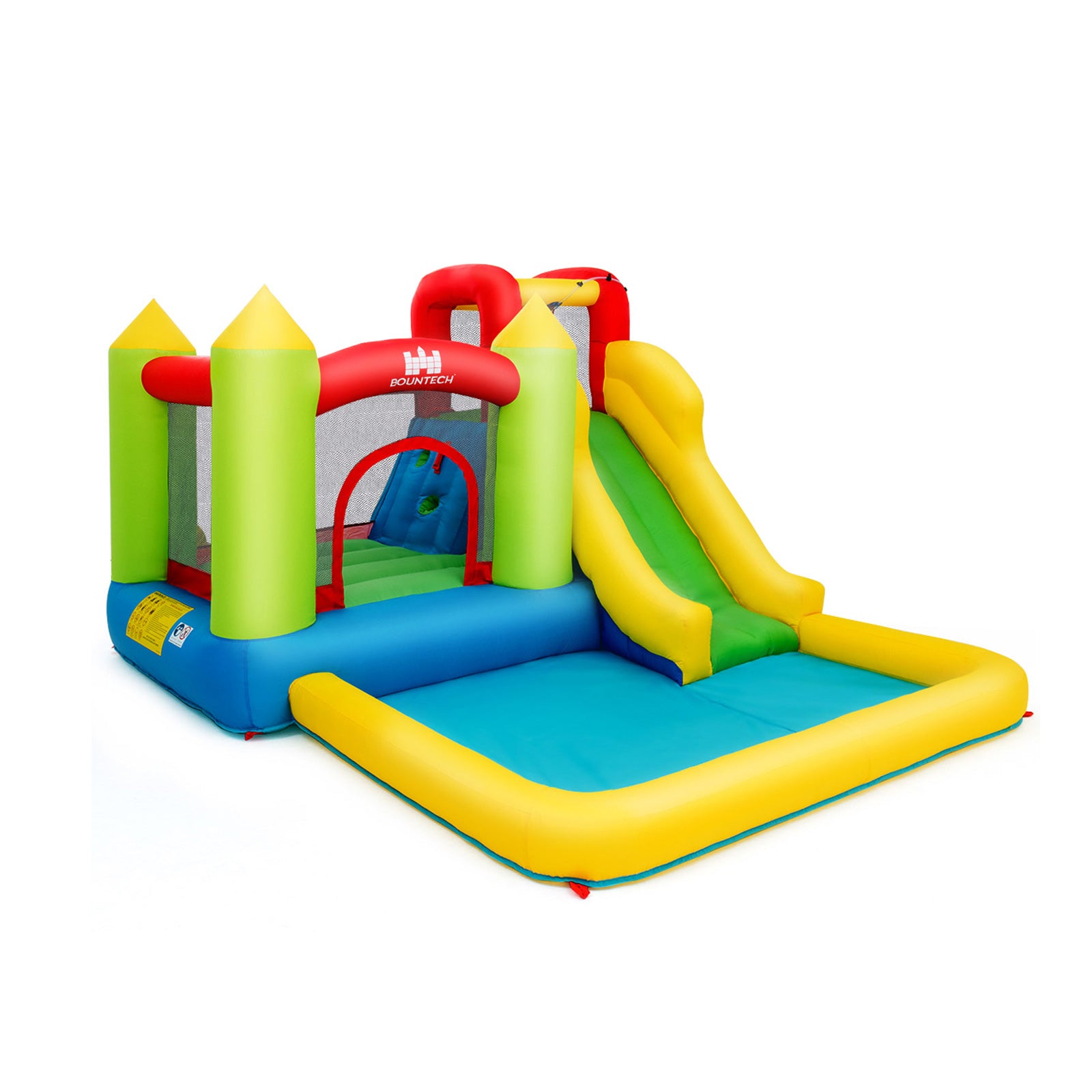 Inflatable Bounce House Water Slide Jump Bouncer without Blower Bounce House Bright colors at Gallery Canada