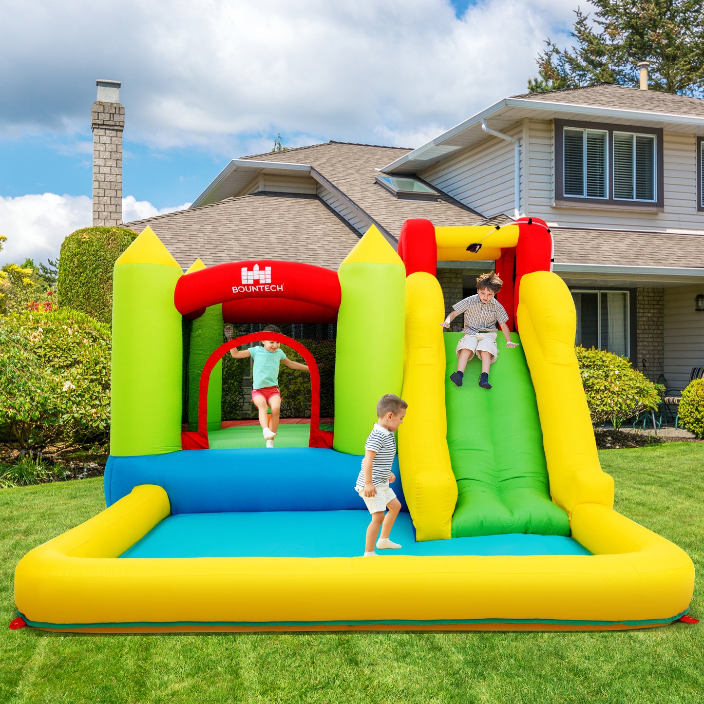 Outdoor Inflatable Bounce House with 480 W Blower Bounce House at Gallery Canada