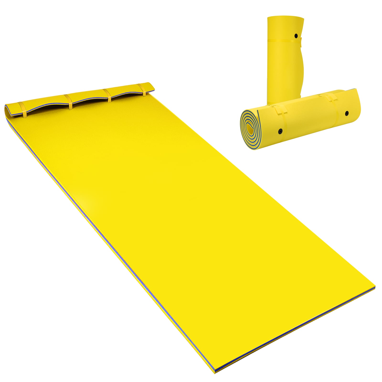 3 Layer Floating Water Pad Foam Mat, Yellow Swimming Yellow at Gallery Canada